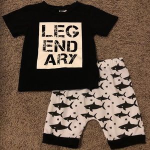 Comfy, Summer, Toddler Boy, Outfit Set LS3